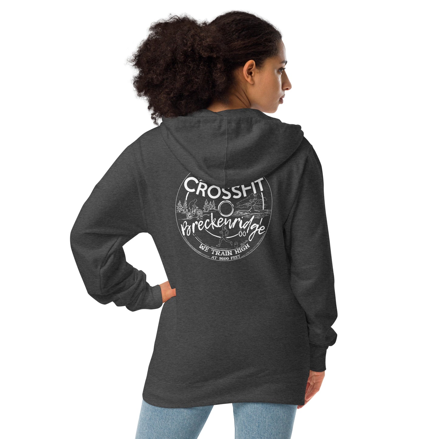Bumper Plate Unisex Zip Hoodie