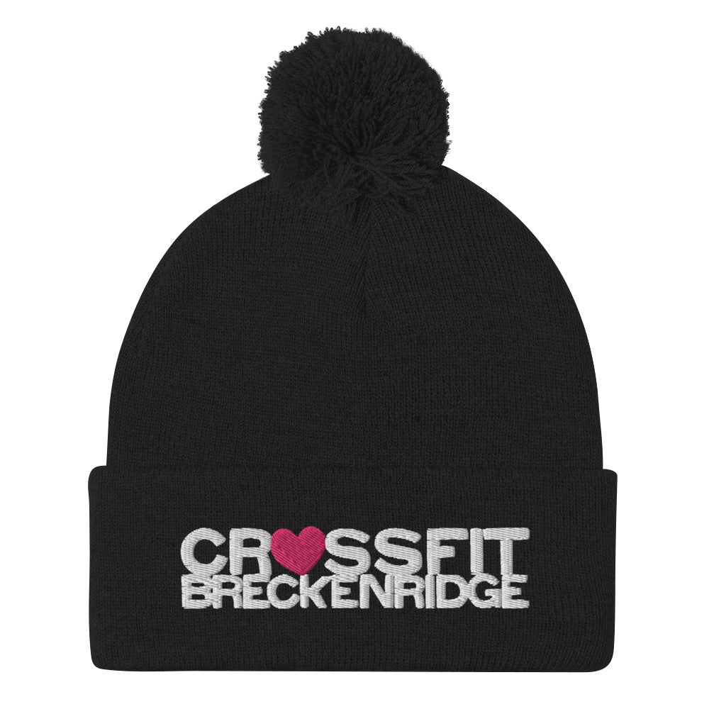 Heart CFB Pom-Pom Beanie