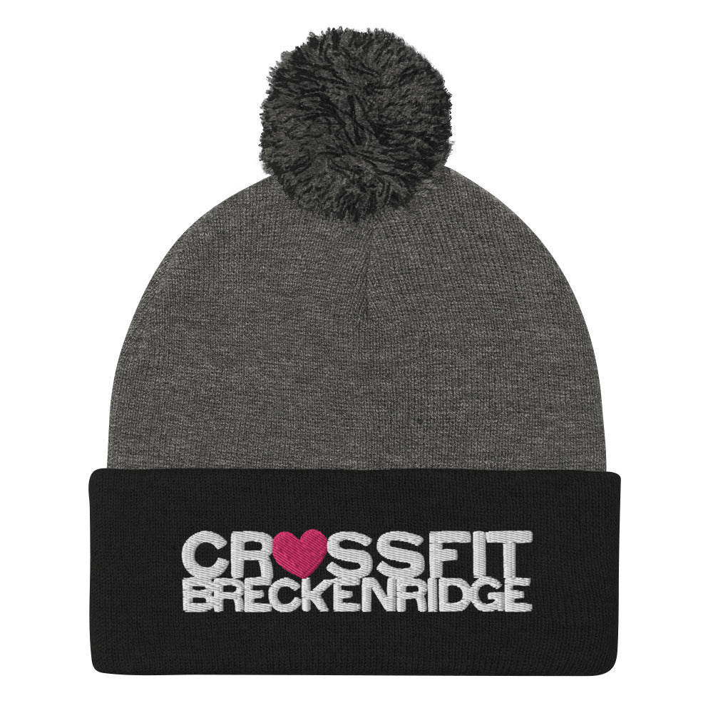 Heart CFB Pom-Pom Beanie