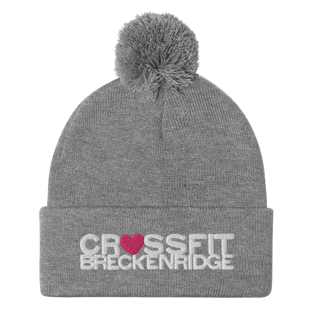 Heart CFB Pom-Pom Beanie
