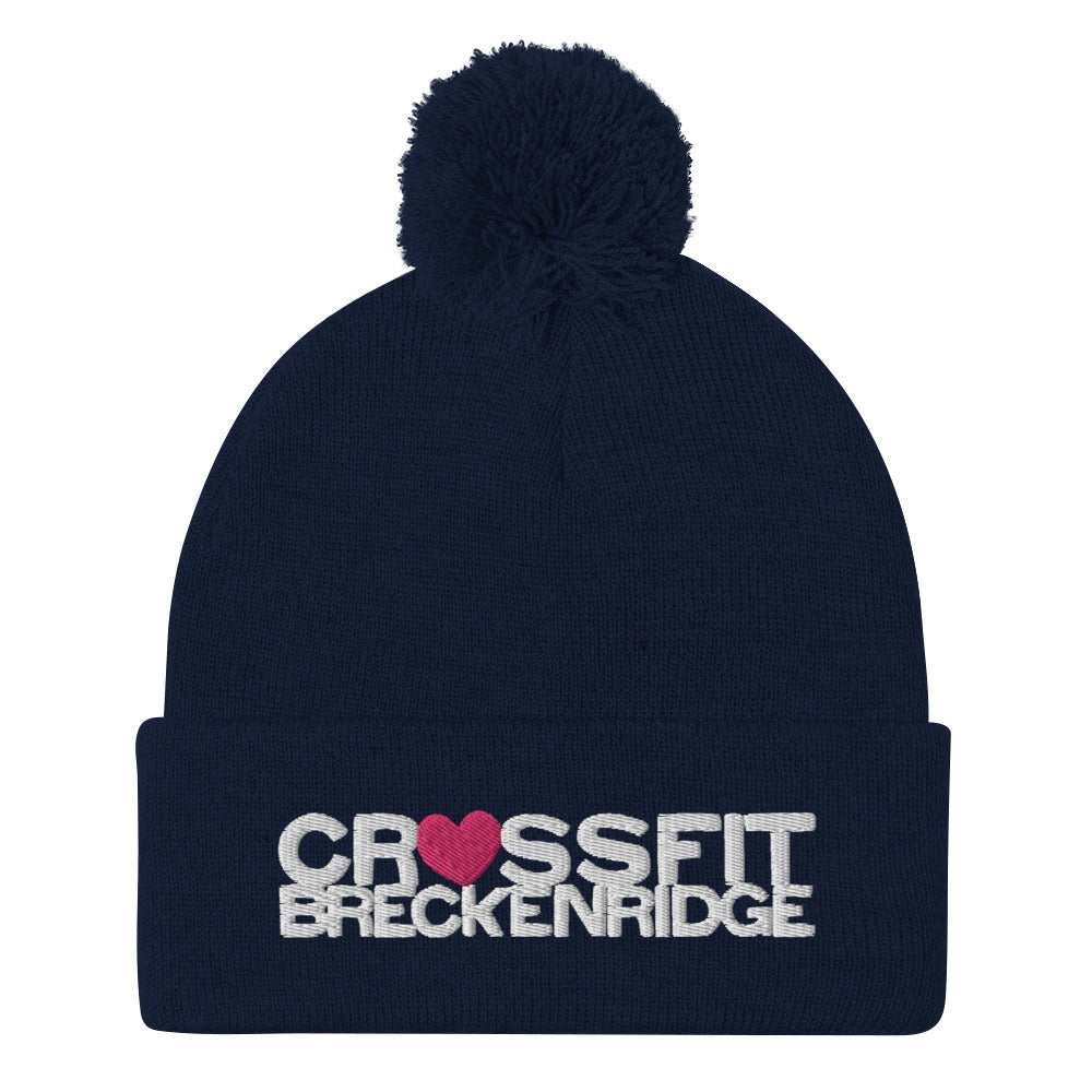 Heart CFB Pom-Pom Beanie