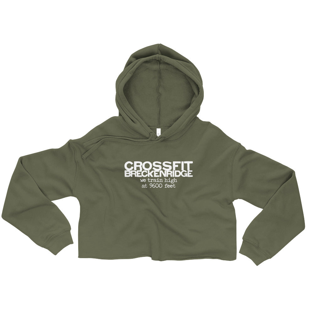 We Train High Crop Hoodie